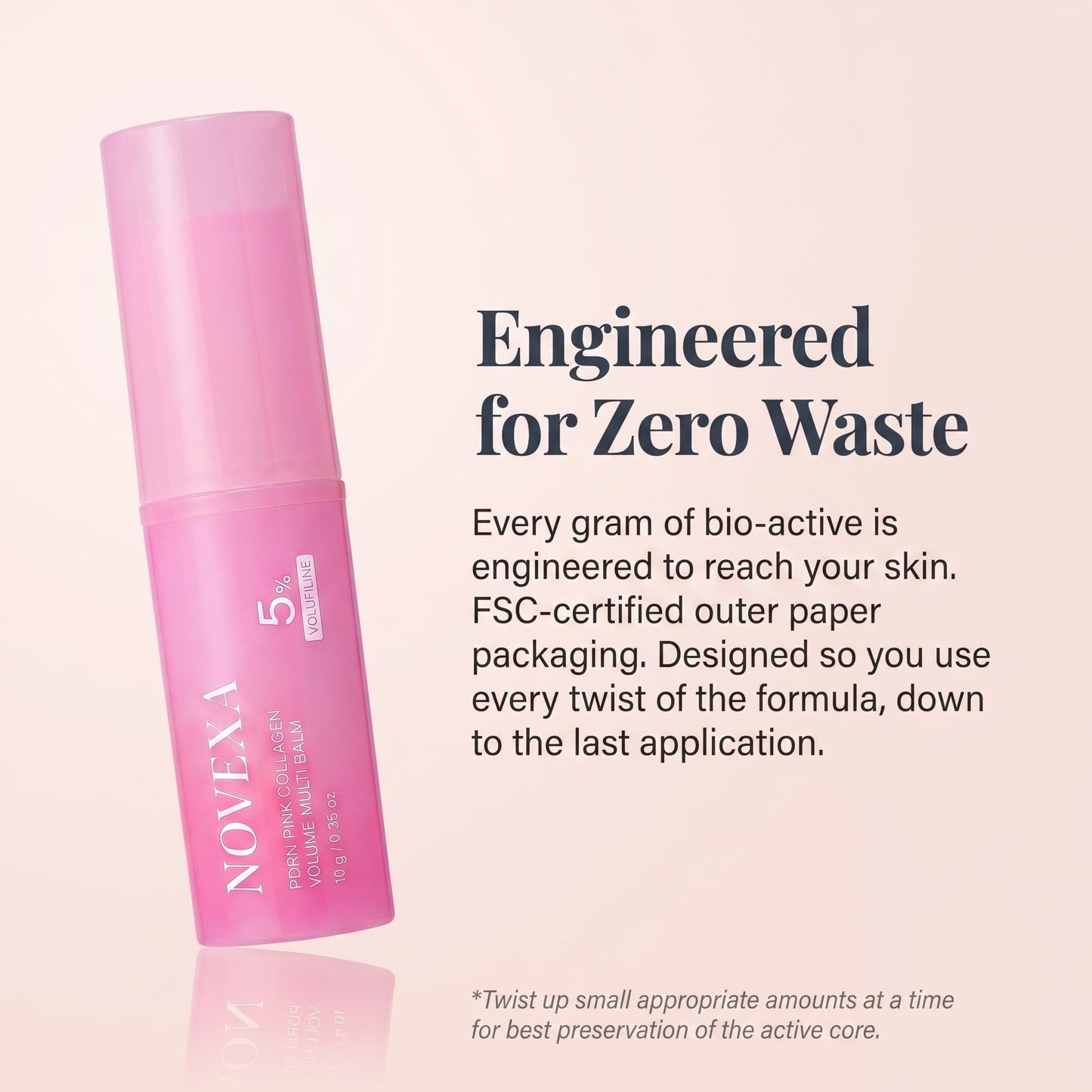 NOVEXA Korean PDRN Bio-Lifting Balm Stick