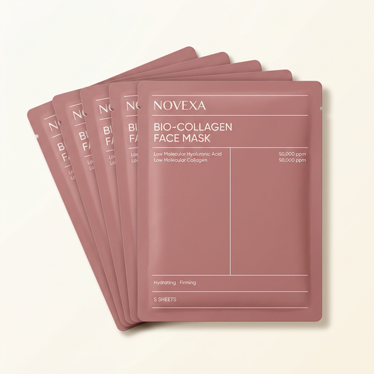 NOVEXA Korean Bio-Collagen Face Mask 5-Pack
