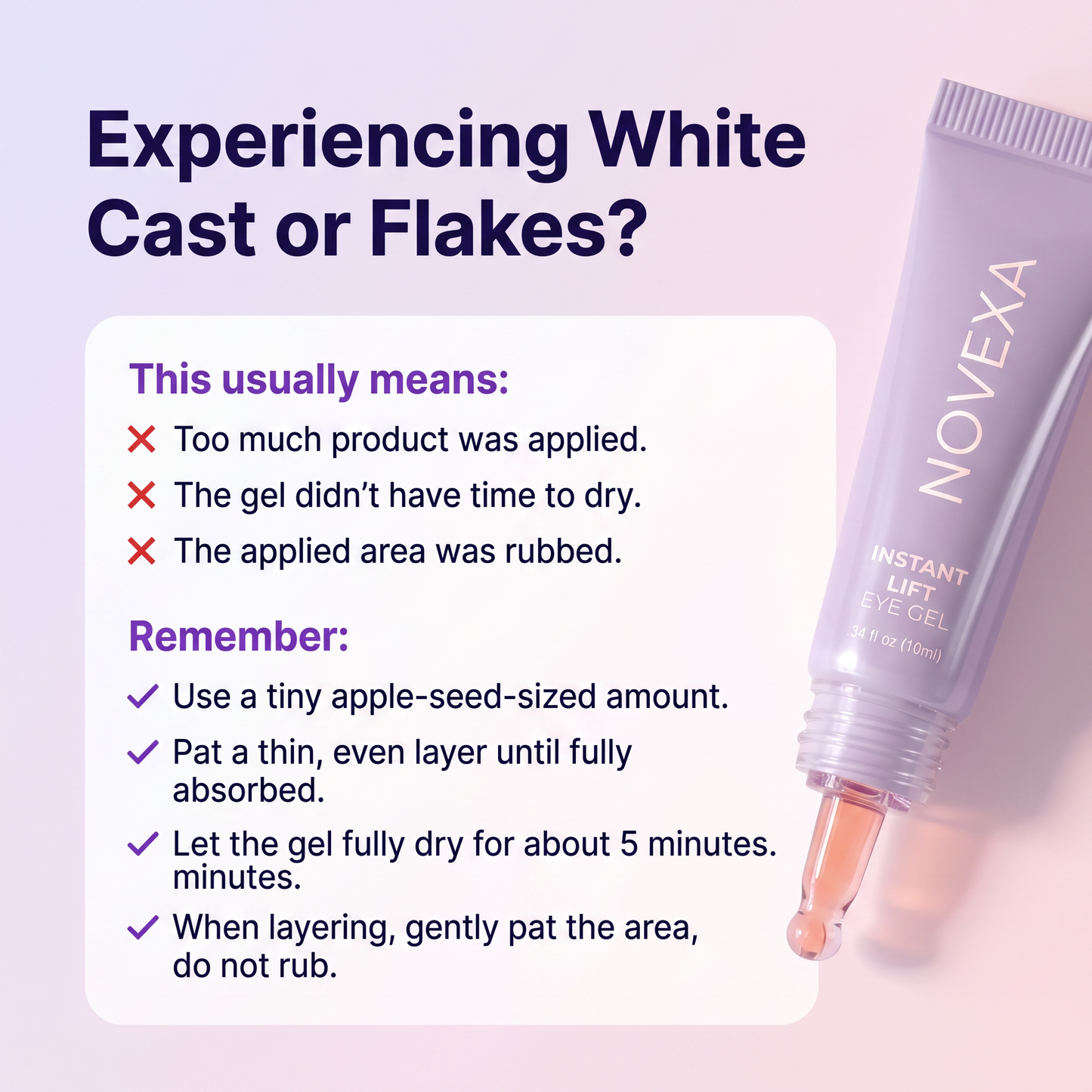 NOVEXA Instant Lift Eye Gel