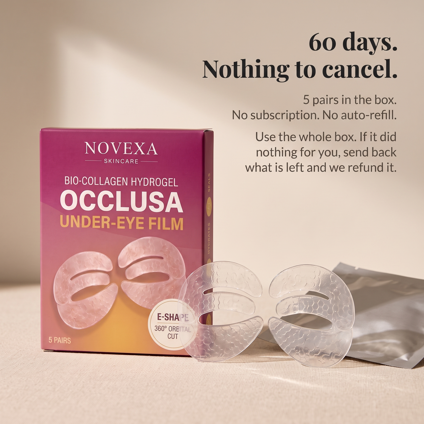 NOVEXA Occlusa™ Under-Eye Film